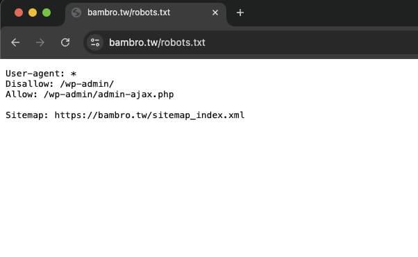 BamBro 的 robots.txt