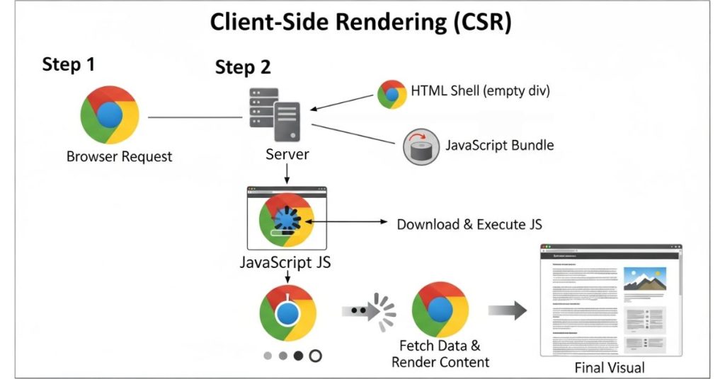 CSR 渲染流程